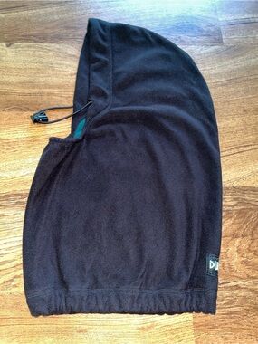 Due North Apparel Unisex One Size OS Fleece Hood Balaclava Full Head Cover Black